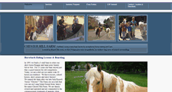 Desktop Screenshot of chesterhillfarm.com